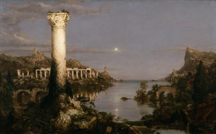 Thomas Cole The Course of Empire:Desolation (mk13) oil painting image